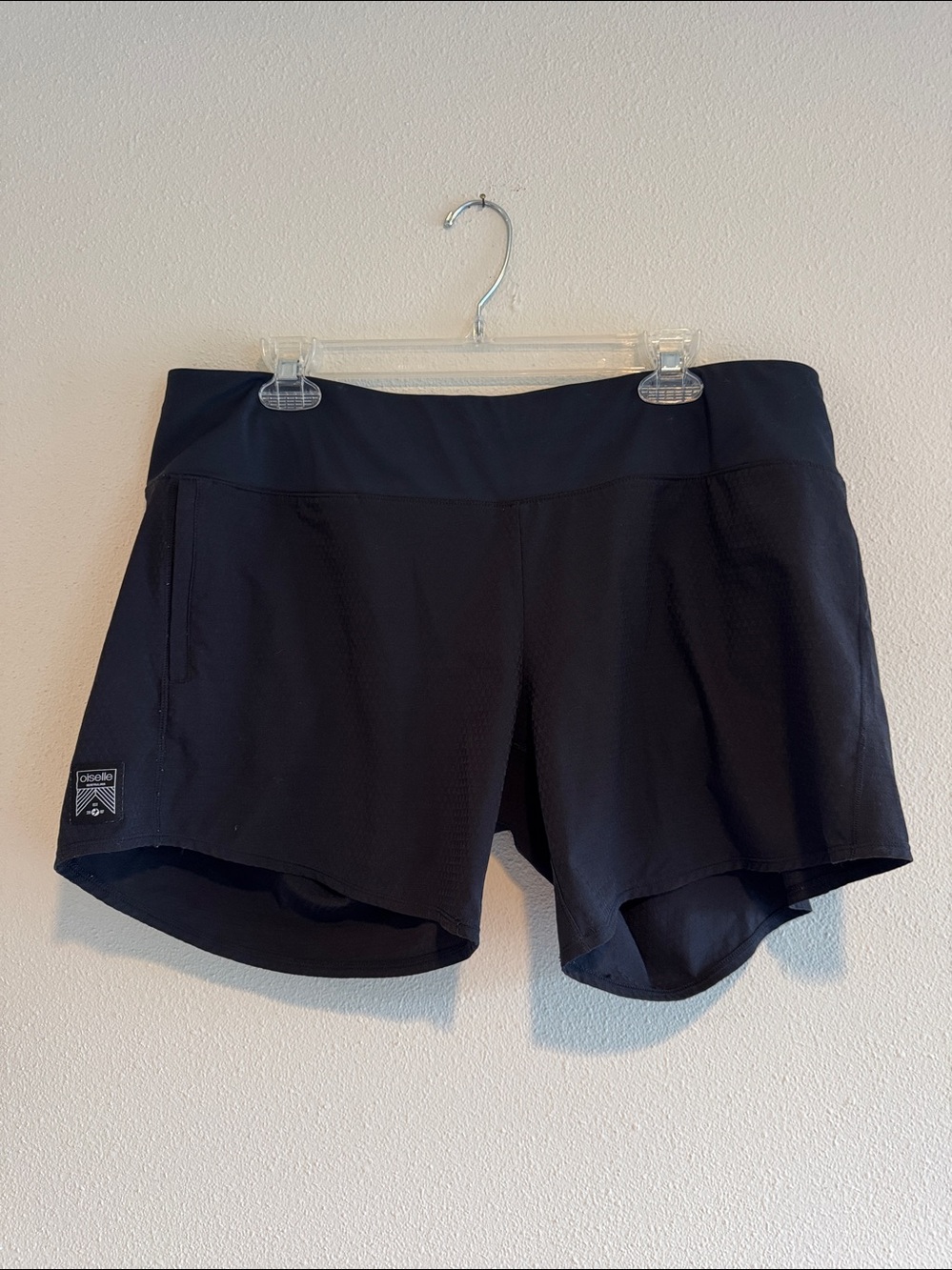 oiselle Black Athletic Running Shorts